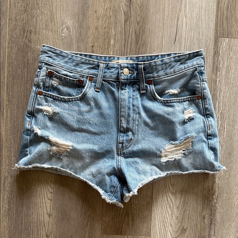 Madewell Relaxed Denim Shorts, Size 27